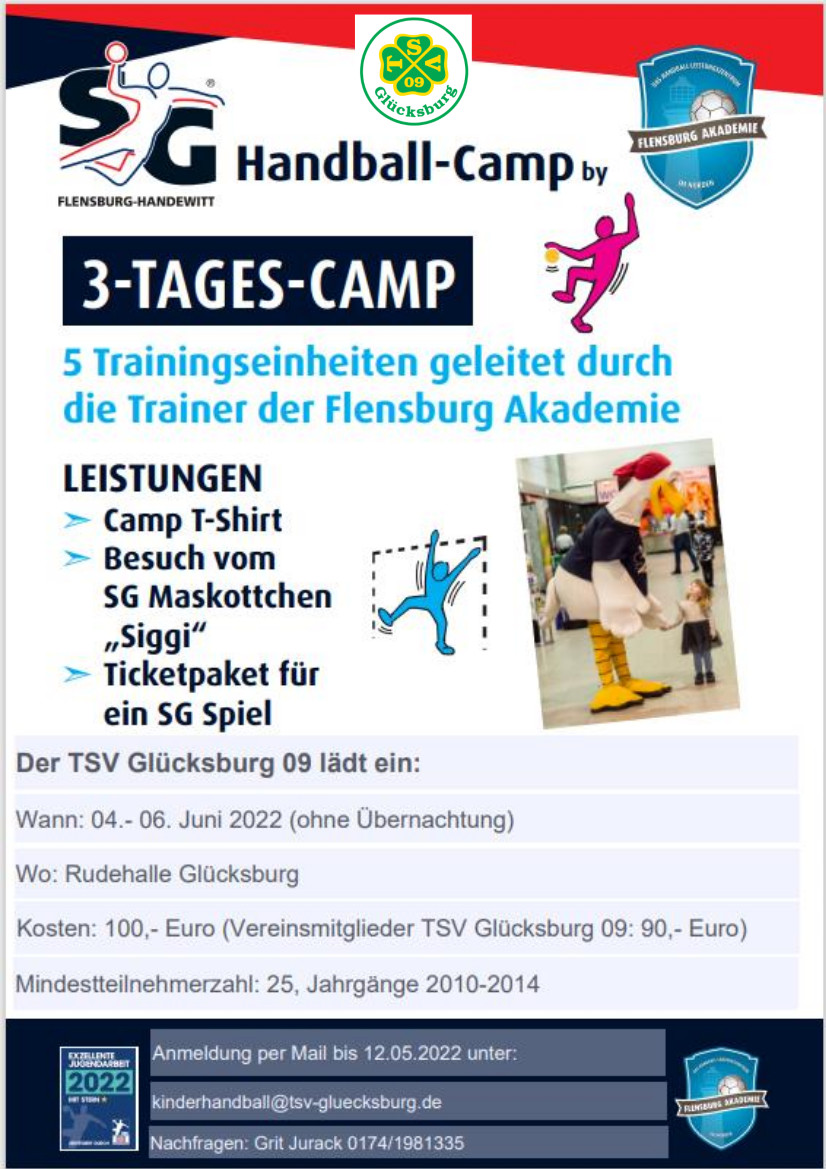 Handballcamp Gluecksburg
